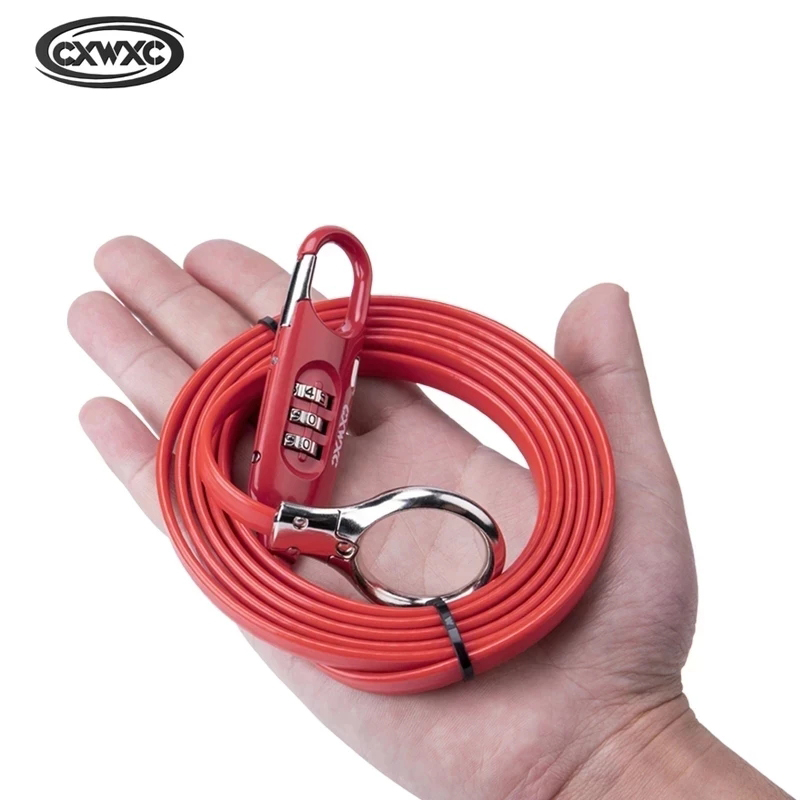 Cable Lock Flexible - Blocco password portatile per bicicletta Blocco