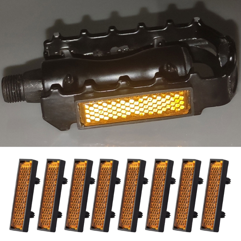 Spoke Reflector Set - 8 Pz/set Pedale Riflettore Riflettori Rinforzati