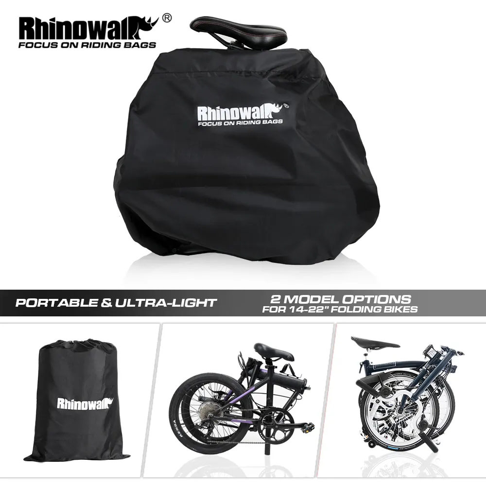 Cycling Journey - Borsa portaoggetti pieghevole per bici Rhinowalk