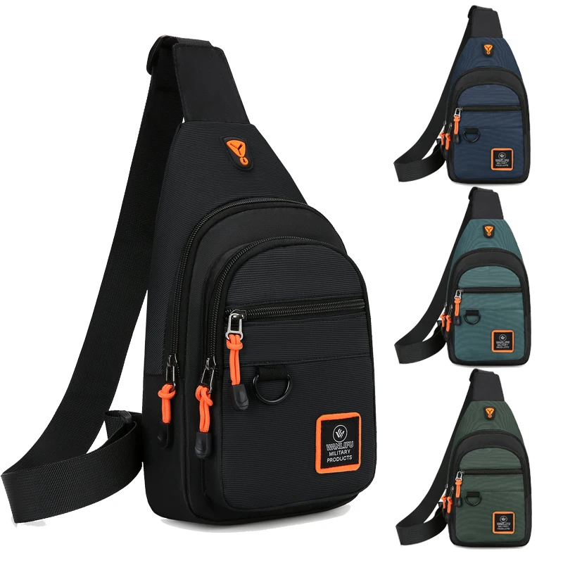 Cycling Journey - NUOVA Borsa da Petto per Uomo,
