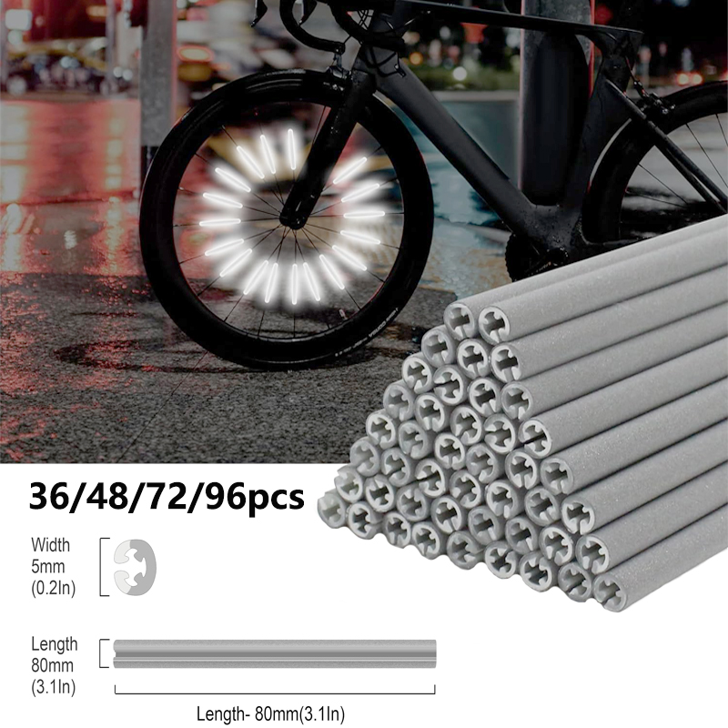 Spoke Reflector Set - 36/48/72/96 Pezzi 8 cm Riflettori per