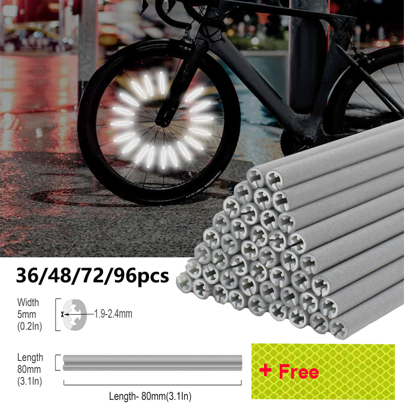 Spoke Reflector Set - 36/48/72/96 Pezzi 8 cm Riflettori per