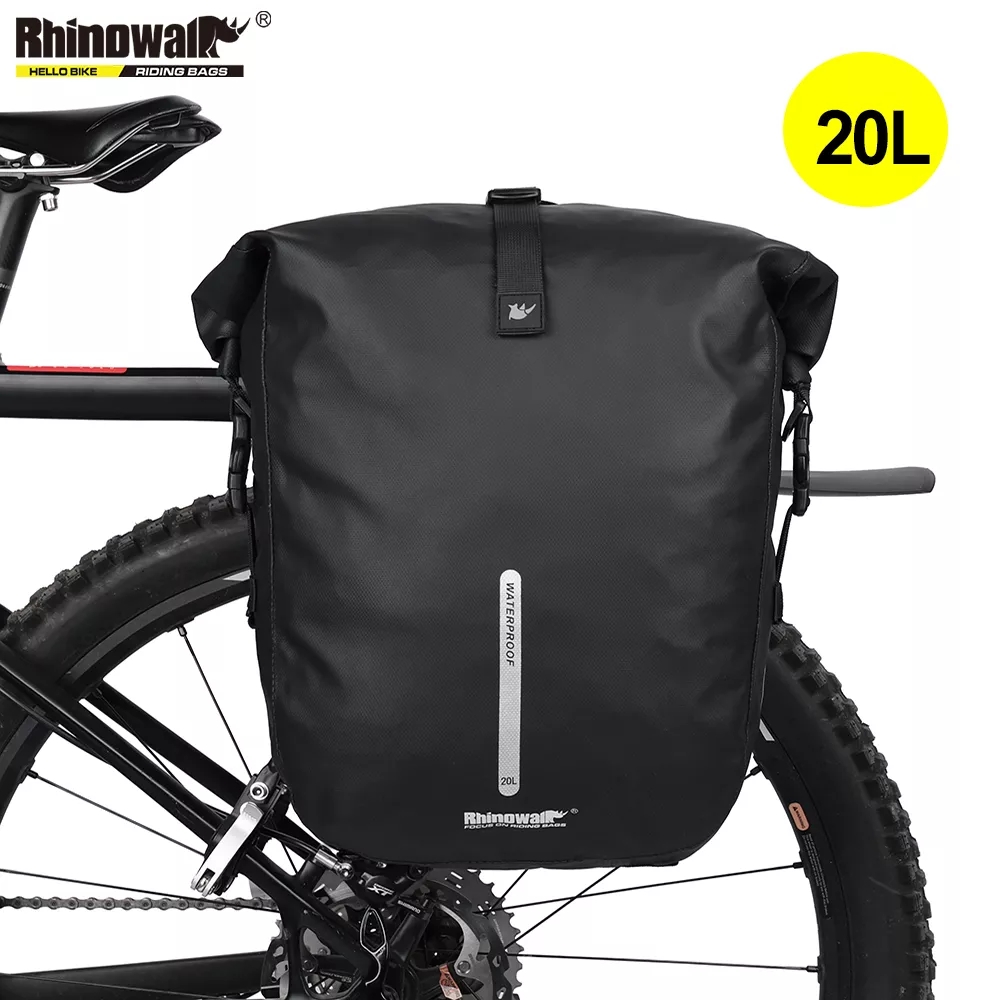 Panniers Waterproof Rear - Rhinowalk zaino per bici impermeabile 20L
