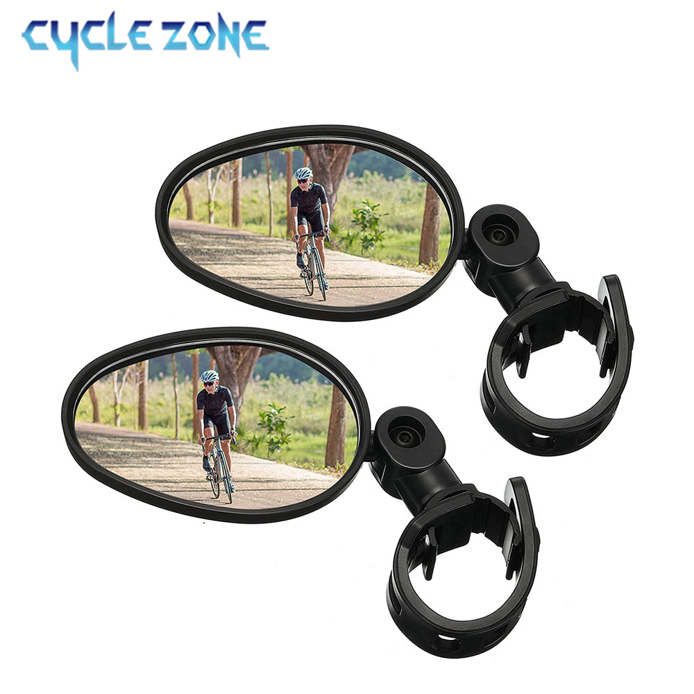 Cycling Zones - Specchietto Retrovisore per Bicicletta, 1/2 Pezzi,