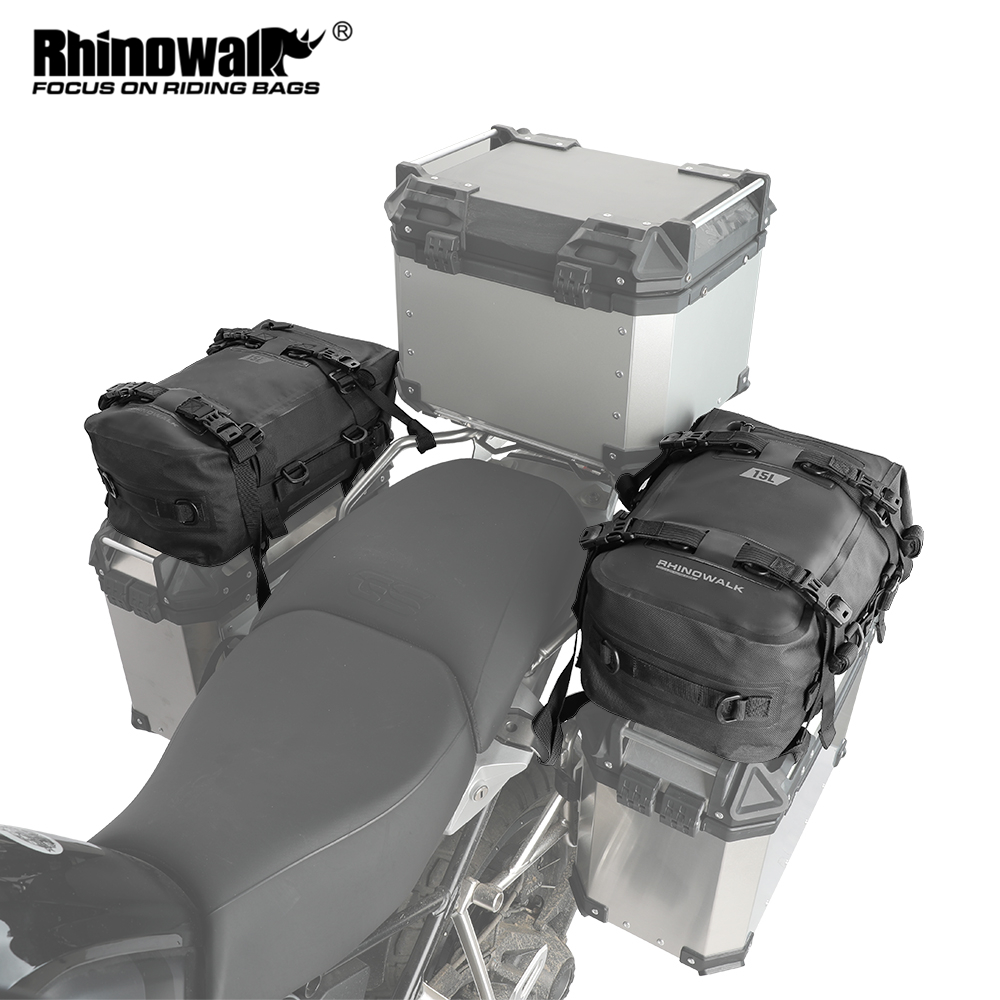 Panniers Waterproof Rear - Rhinowalk moto Box Top borsa laterale