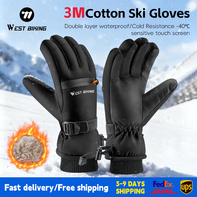 Winter Cycling Commute Gear - WEST BIKING Guanti da Sci in