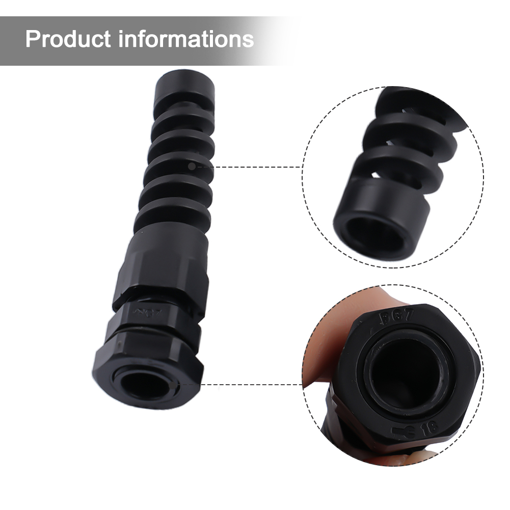 Cable Lock Flexible - 5pc PG7/PG9 M16/PG11 connettore pressacavo con