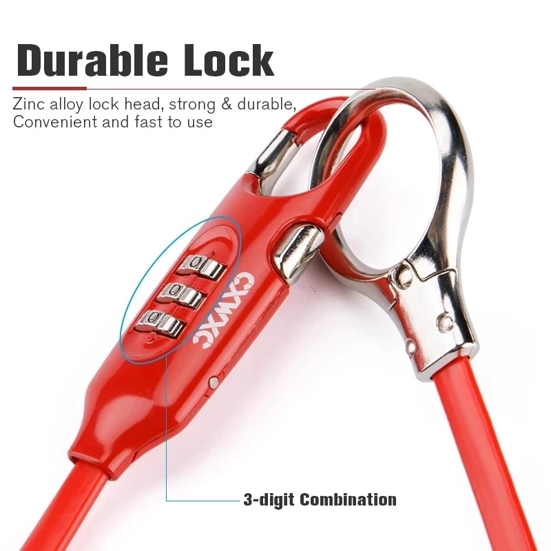 Blocco password portatile per  - Cable Lock Flexible recensione e prezzo