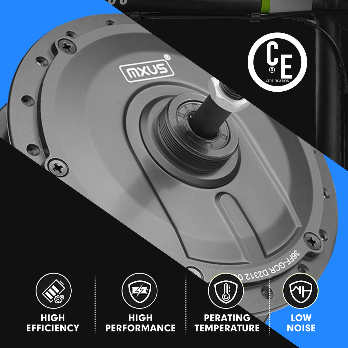 Motore per Bici Elettrica MXUS - Dynamo Hub Front recensione e prezzo