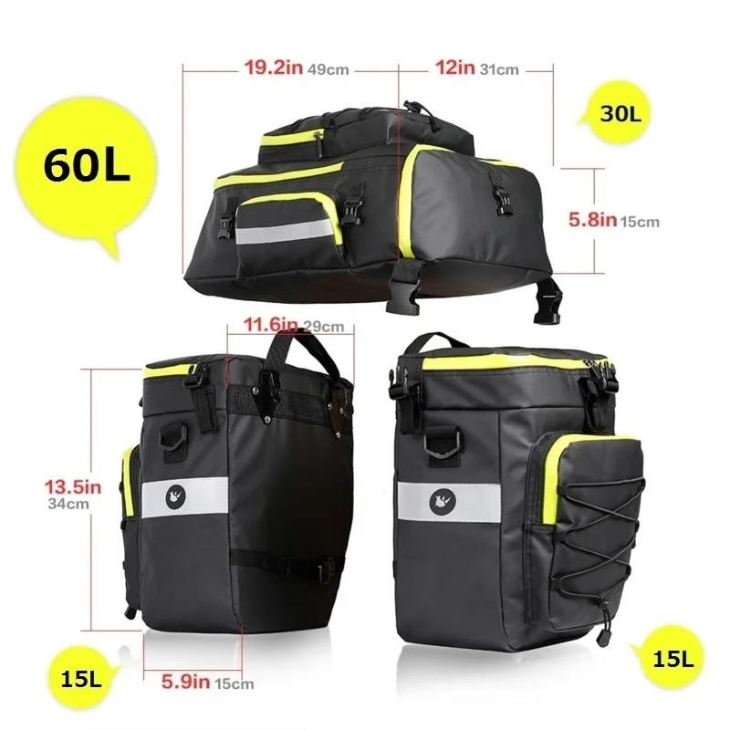 Borse per bagagliaio impermeab - Panniers Waterproof Rear recensione e prezzo