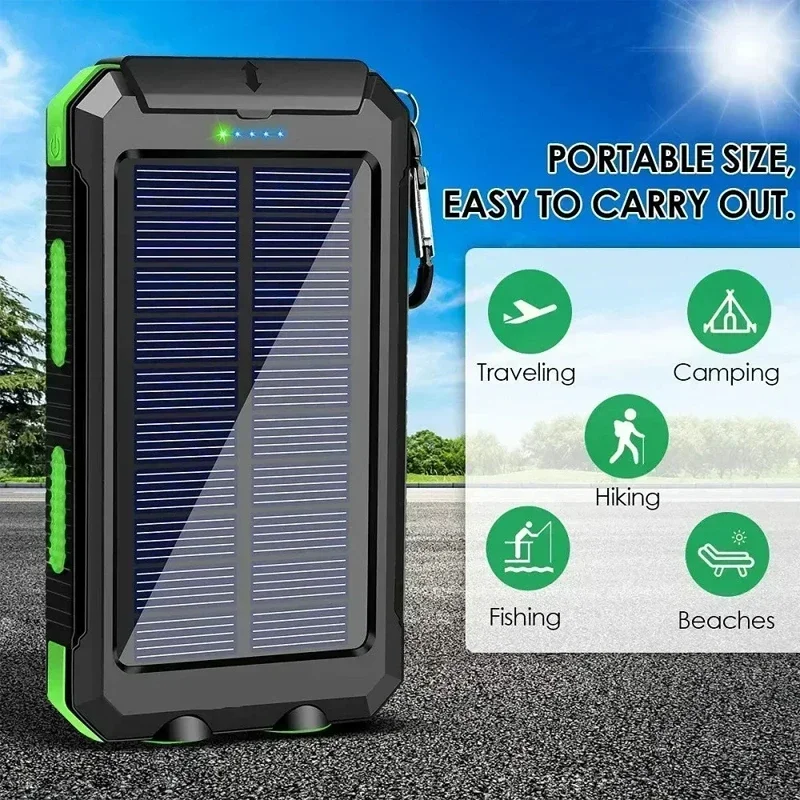 Lenovo 50000mAh Solar Power Ba - Usb Charger Dynamo recensione e prezzo