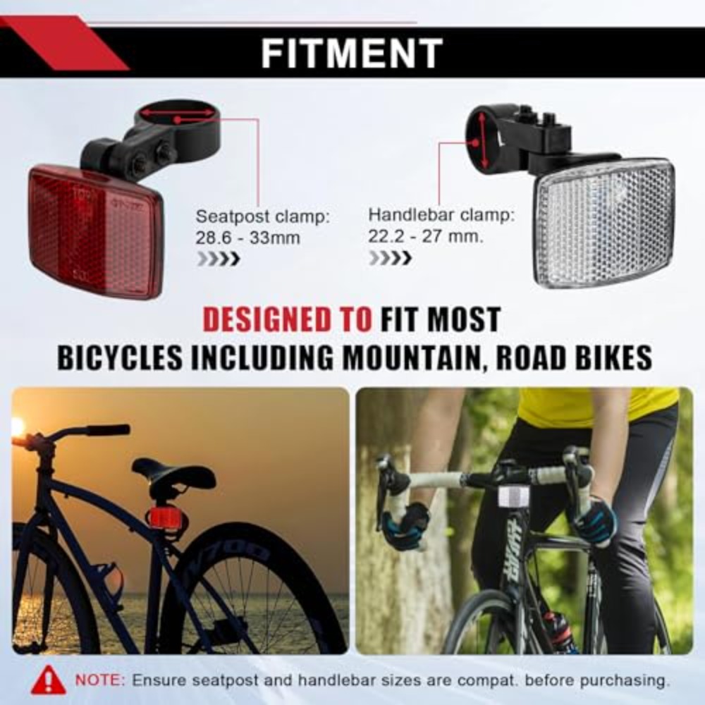 Kit di 8 Riflettori per Bicicl - Spoke Reflector Set recensione e prezzo