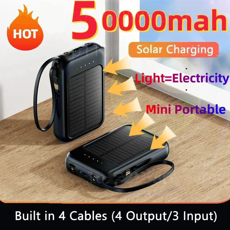 Power bank 50000mah Solar Powe - Usb Charger Dynamo recensione e prezzo
