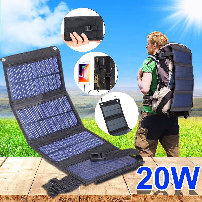 Pannello Solare Pieghevole 20W - Usb Charger Dynamo recensione e prezzo