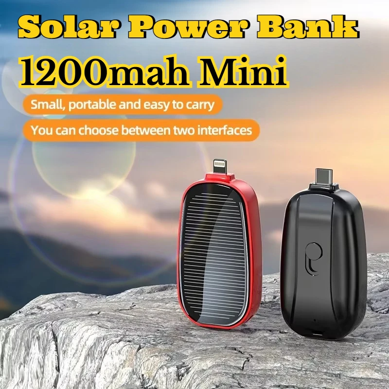 Mini power bank solare da 1200 - Usb Charger Dynamo recensione e prezzo