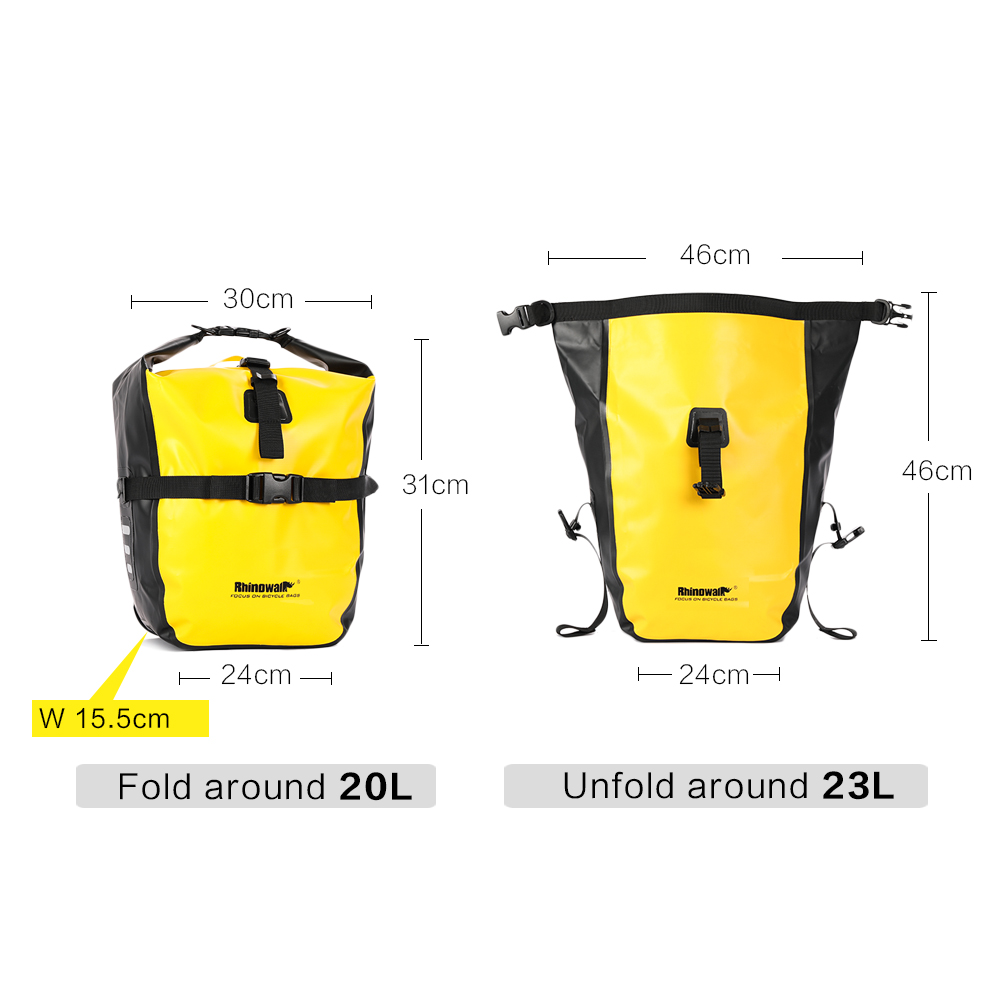 Borsa da bici Rhinowalk 20L, b - Cycling Journey recensione e prezzo