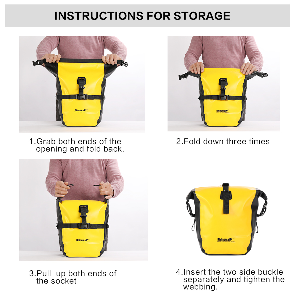 Borsa da bici Rhinowalk 20L, b - Cycling Journey recensione e prezzo