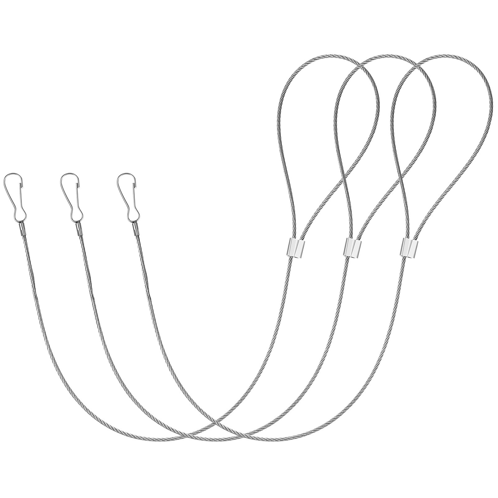 Set di 3 Pezzi in Acciaio Inox - Cable Lock Flexible recensione e prezzo
