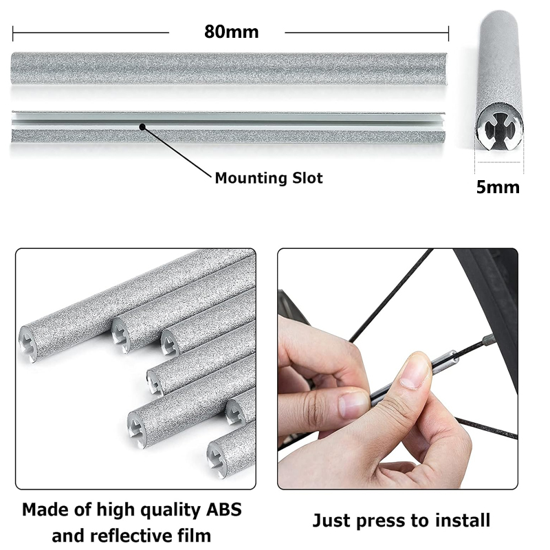 36/48/72/96 Pezzi 8 cm Riflett - Spoke Reflector Set recensione e prezzo